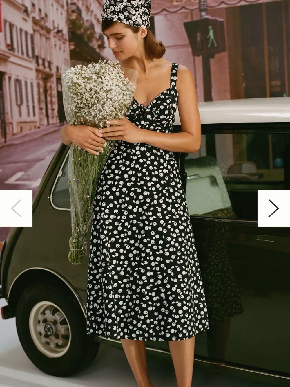 Cecilia Pettersson Tie-Front Midi Dress
